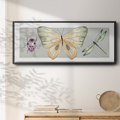«Pretty Insectes I», toile encadrée