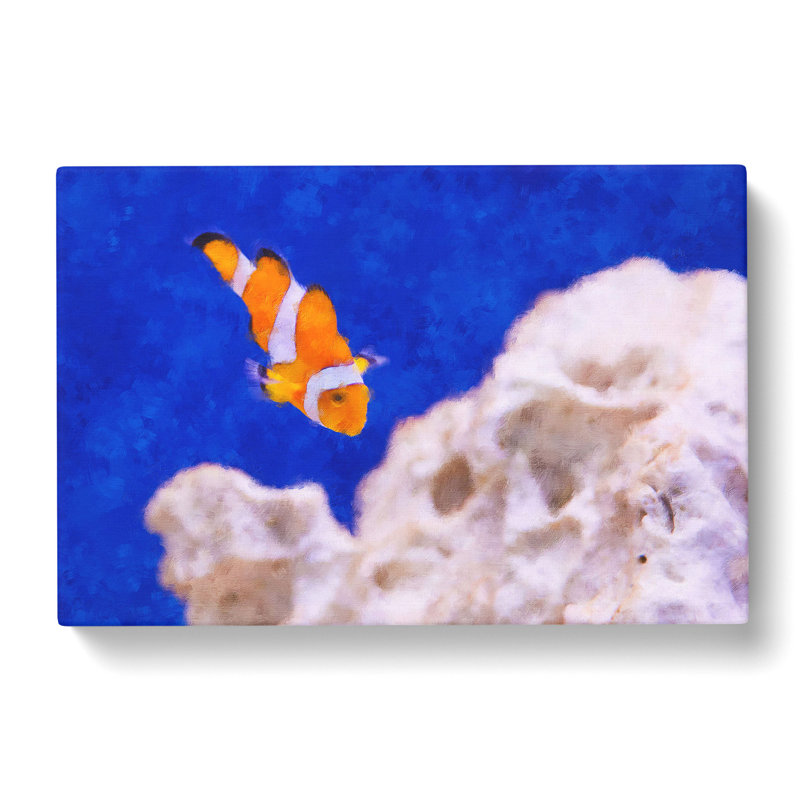Clownfish Vol.2 - Wrapped Canvas Painting, 35cm H x 50cm W x 3cm D