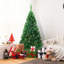Arbre de Noël vert en PVC avec support en métal-639806811
