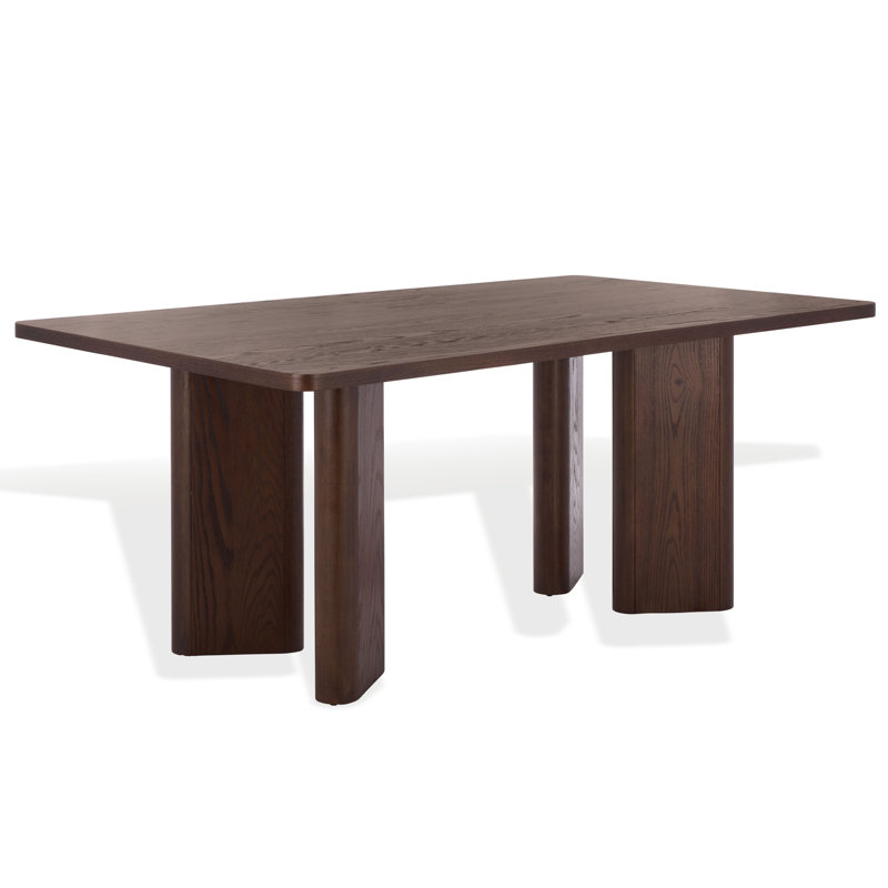Rectangular Wood Dining Table, Walnut