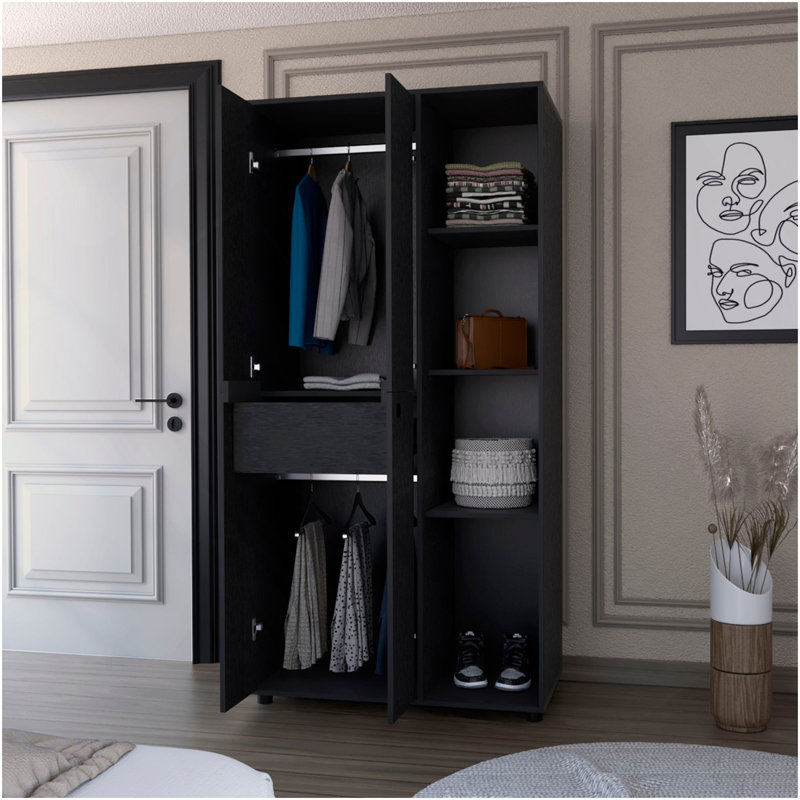 Armoire 1 tiroir Wenge, Wengé