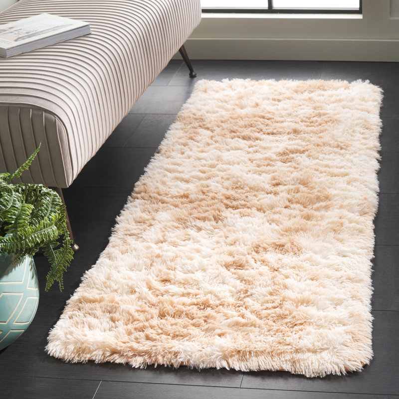 Zuriana Shag Performance Abstract Rug, Runner 2'3" x 6'