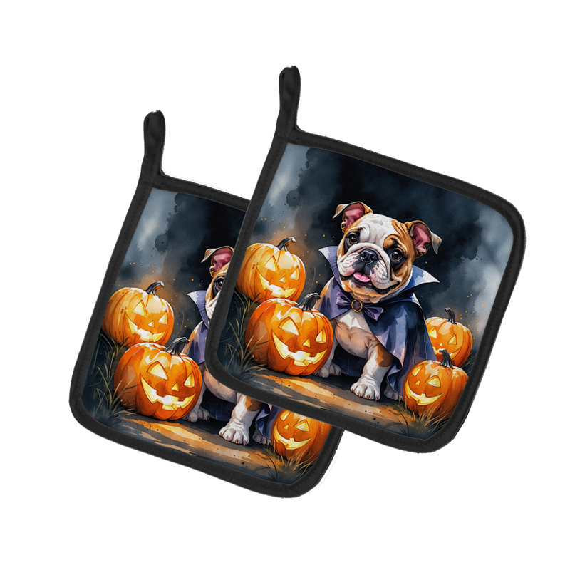 Chiot bouledogue anglais Halloween