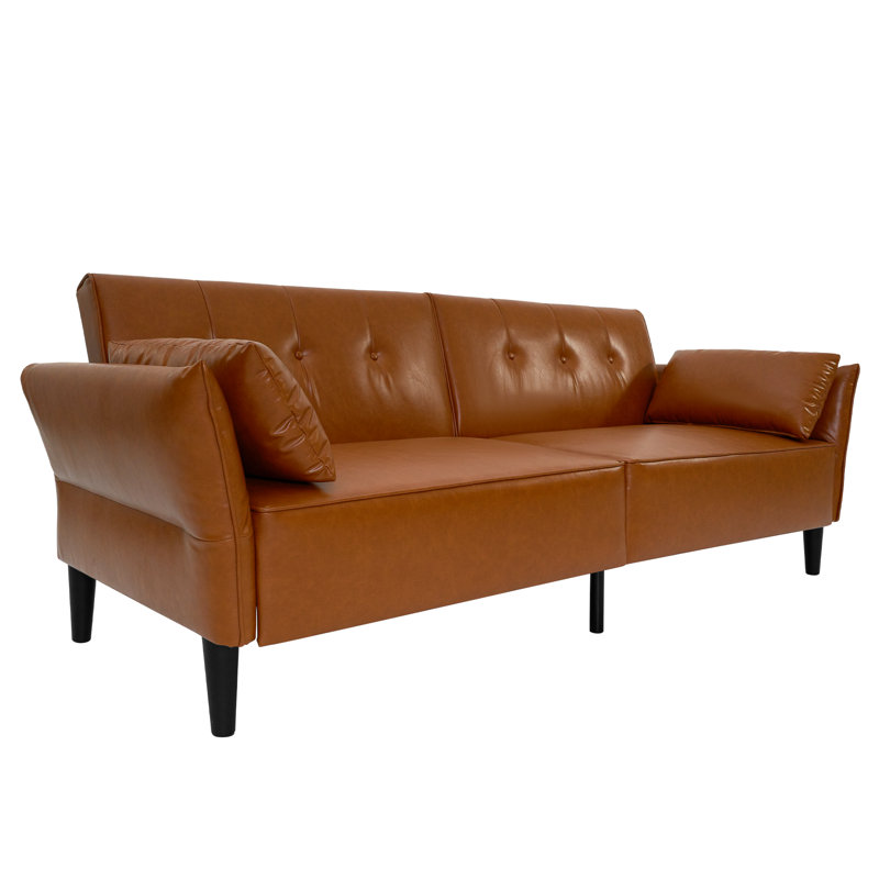 Robertson Faux Leather Futon