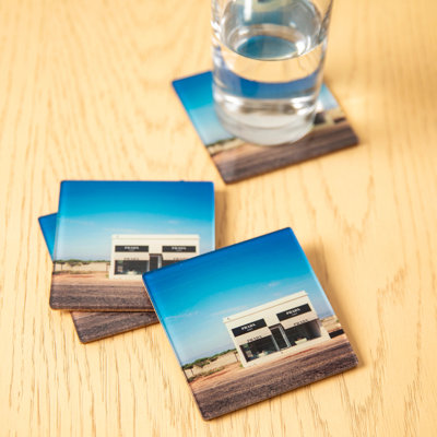 Catherine Mcdonald Irony In West Texas Acrylic Coaster Set