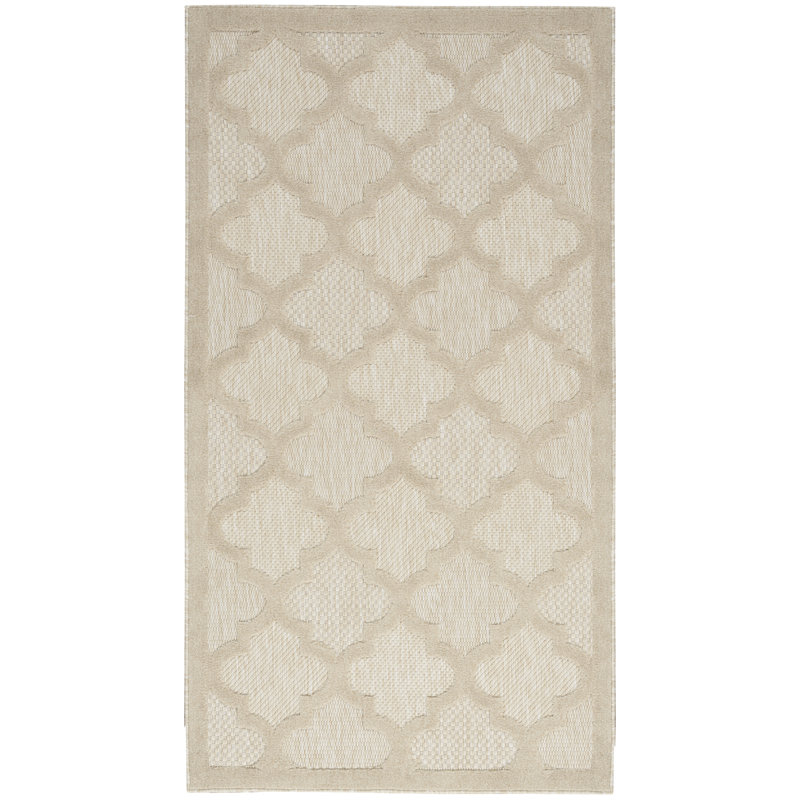 Monita Geometric Indoor / Outdoor Rug, Rectangle 2' x 4'