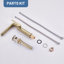 10”H Solid Brass Single-Hole Single-Handle Vessel Sink Bathroom Sink Faucet with Drain Assembly-111906126-100018786