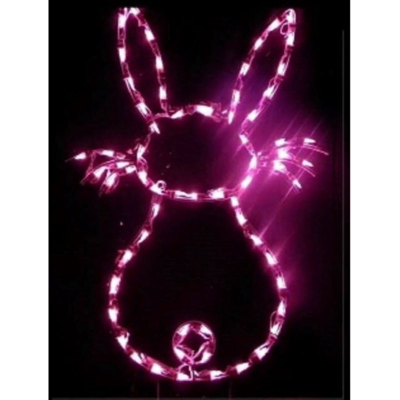 Figurine lumineuse du lapin de Pâques