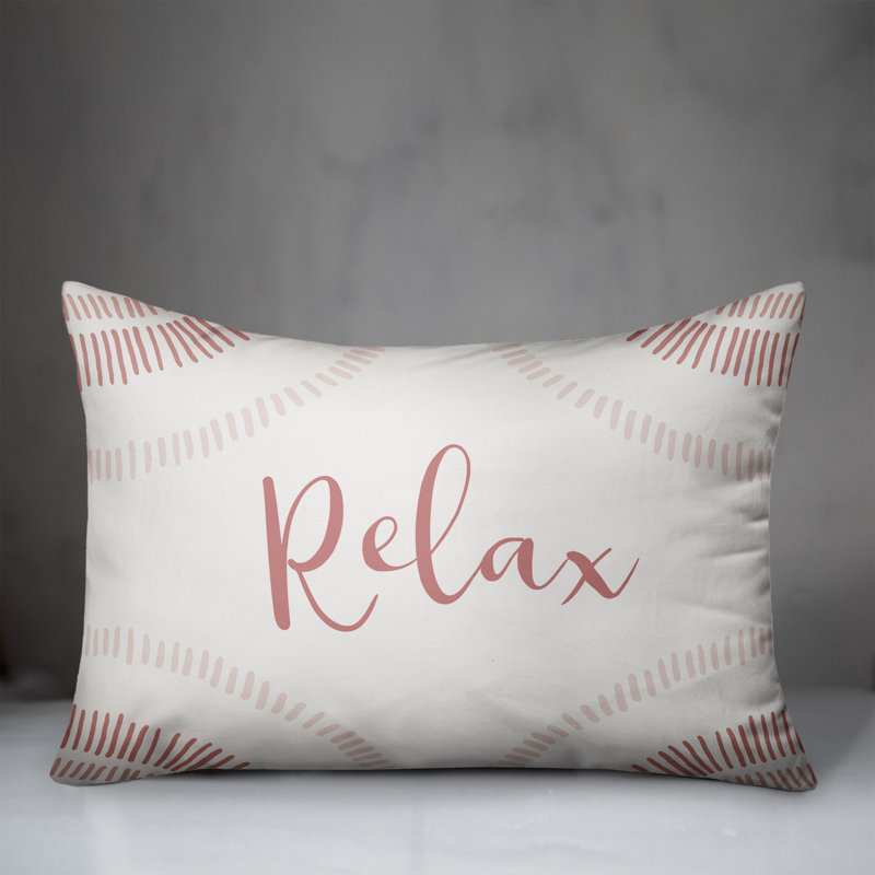 Housse et insert de coussin rectangulaire pour l'extérieur Relax Arch 18, Rose