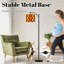 Lampe sur pied à arc avec abat-jour réglable rétro des années 70 rétro Mid-Century moderne sans soudure lampe sur pied 3 températures de couleur à intensité variable haute lampe sur pied avec interrupteur au pied pour la chambre à coucher