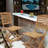 Costales Teak Outdoor Stool