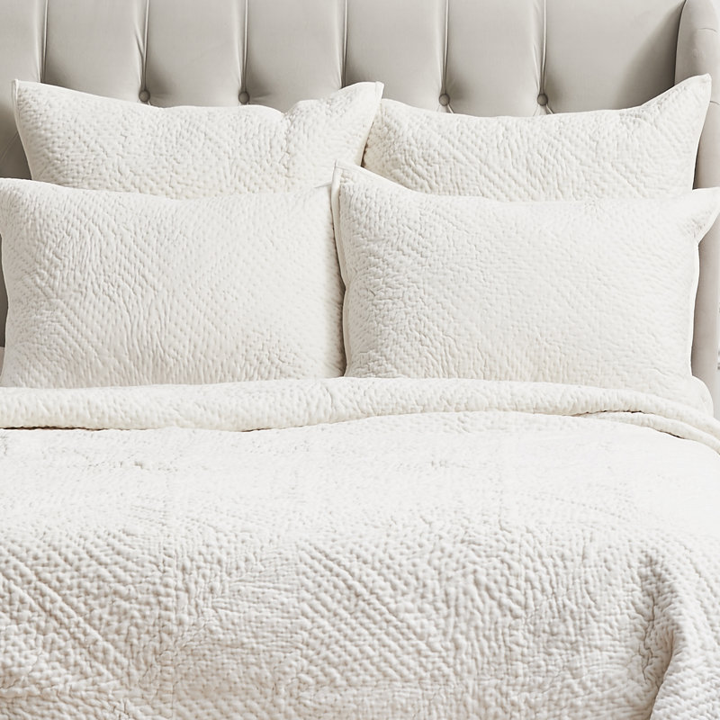 Fieldway Single Quilt, Ivory, King Quilt