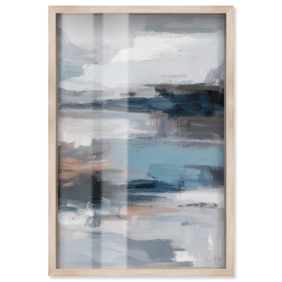 Soulful Mist II Shadowbox Print Modern Wall Decor by Art Remedy