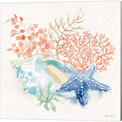 " Seaside E " by Beth Grove 2 - Pieces Painting Print