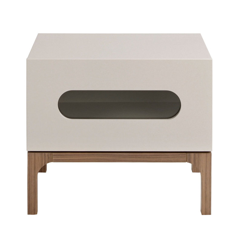 60cm W Manufactured Wood Bedside Table