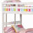 Alheide Kids Twin Over Twin Bunk Bed with Drawers-819843642