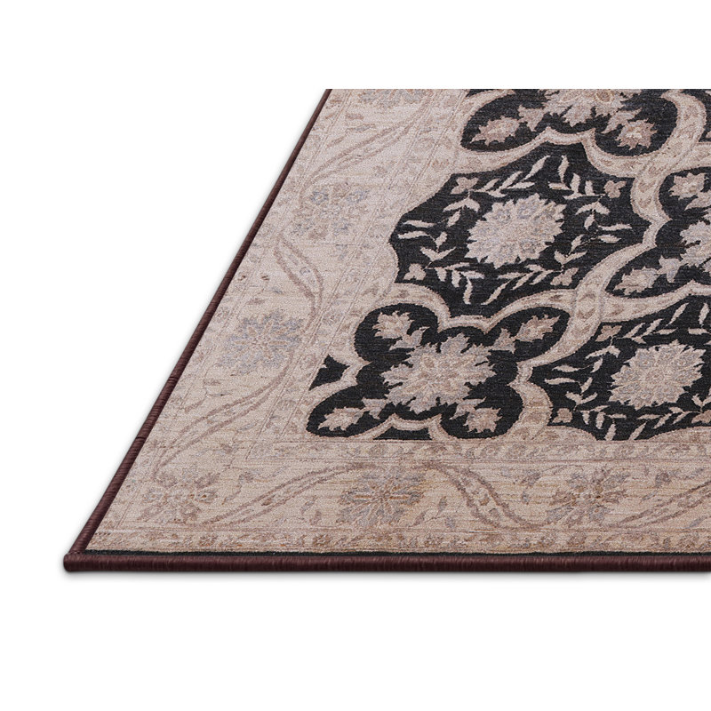 Tapis brun / beige Tecoma, Rectangle 3 pi x 5 pi