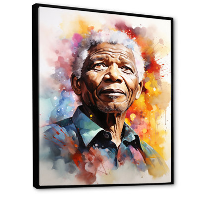 Leader Nelson Mandela Portrait " Leader Nelson Mandela Portrait "