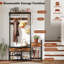 120 cm W Hall Tree with Storage Bench and Shoe Storage