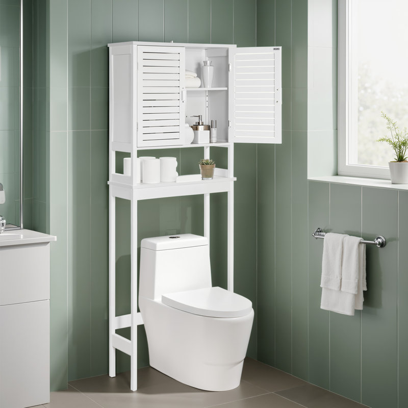 Over The Toilet Storage Cabinet, White