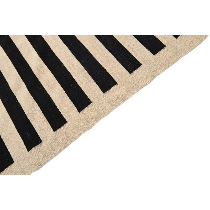 Tapis noir et blanc Jessen