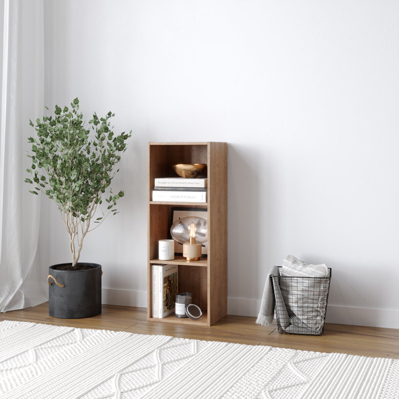 Jaidyn 76.2cm H x 76.2cm W Standard Bookcase, Individual, Oak