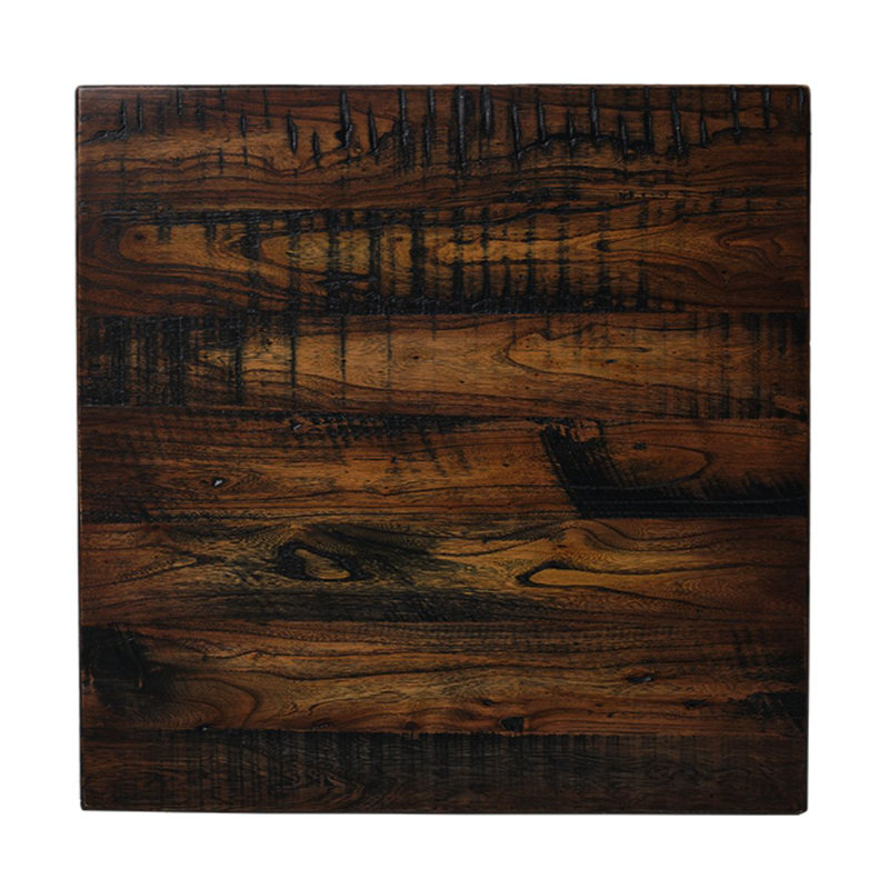 Plateau de table en bois d'orme, L 30 po x l 48 po