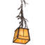 Luminaire suspendu géométrique 1 lumière Pine Branch Valley View