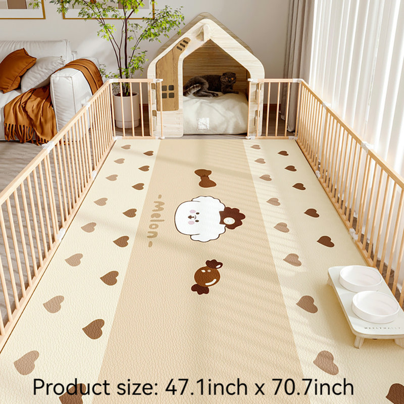 Tapis pour animaux de compagnie, Large (47.1" W x 70.7" D x 0.15" H)