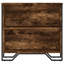 vidaXL Bookcase Engineered wood, Metal-1768641660-1768641635