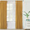Charlie 100% Linen Room Darkening Curtain
