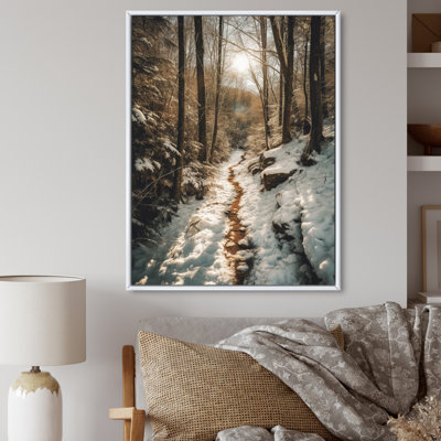 " Frosty Snow Forest Path I "