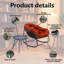  Ensemble de chaises berçantes d'extérieur avec coussins et table d'appoint, meubles de patio toutes saisons-907135344-915328094