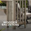 Abri de jardin en bois massif l 14 pi x P 10 pi avec auvent Madison