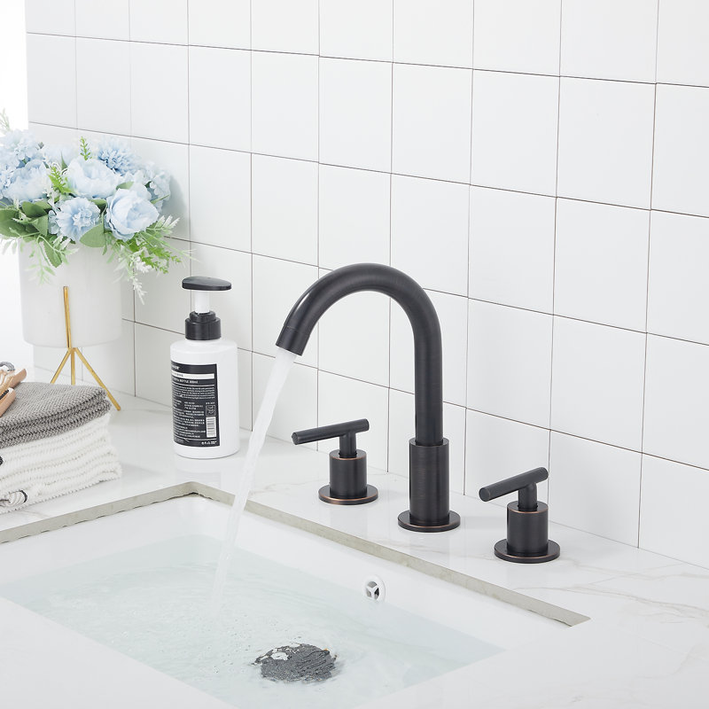 Widespread Bathroom Sink Faucet, Oil Rubbed Bronze
