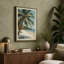 Tropical Paradise Palm Coastal - Wrapped Canvas-1702735064-1702735070