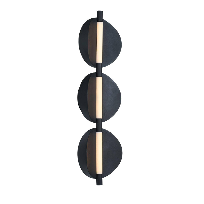 Luna 3 - Light LED Flush Mounted Sconce