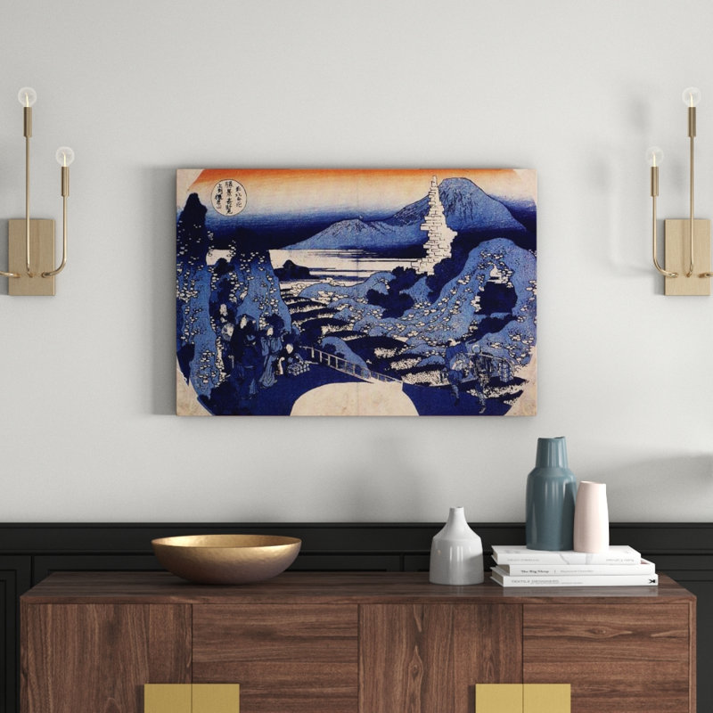 Hokusai - Wrapped Canvas Painting, 60cm H x 90cm W x 1.8cm D