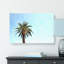 Lone Palm Tree - Wrapped Canvas-56633945