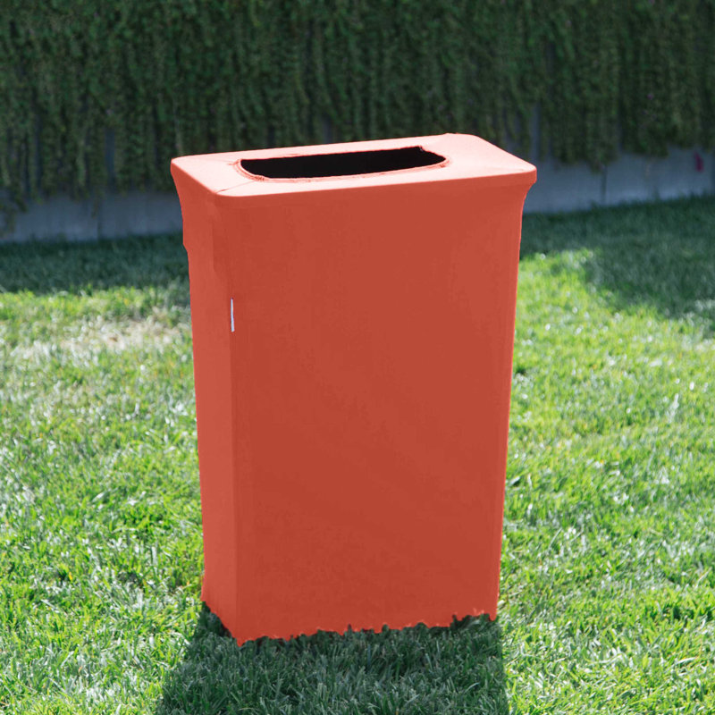Housse extensible pour poubelle mince 23 gallons Jim Spandex, Corail