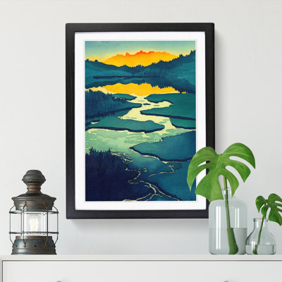 Watercolour Lake Vol.3 1 Piece Single Picture Frame Wall Art