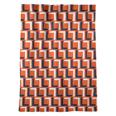 Denver Football Room Darkening Curtain Single Panel