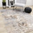 Margia Abstract Granite Beige Grey Indoor Area Rug-997520469