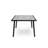 Rectangular Metal Outdoor Dining Table With Umbrella Hole , 75.5'' in. W 40'' in. D