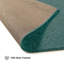 Tapis rond rond vert Melby-418867076