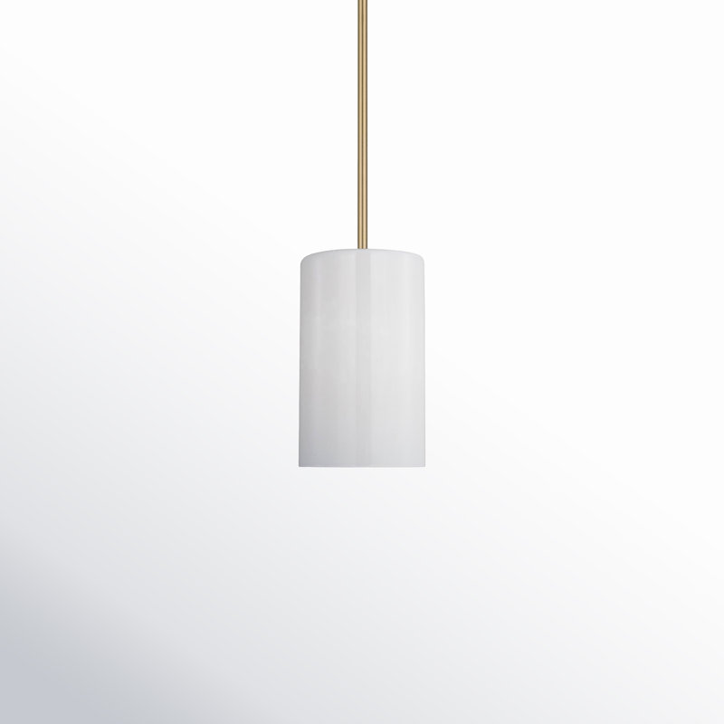 Luminaire suspendu simple à 1 lumière Eliana, Or, Non