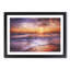 Sunset upon the Beach in Denmark in Abstract - Picture Frame Graphic Art Print-55724566-55724565