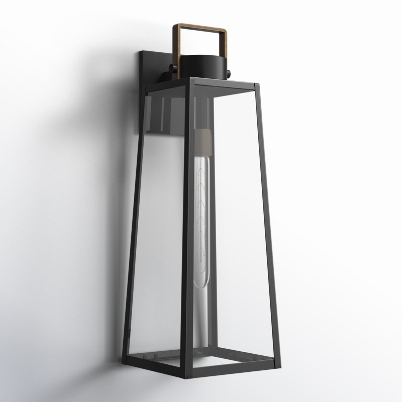 Kiwa Aluminum Wall Light, Black, 25" H x 8.5" W x 9.2" D