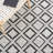 Allyx Hand Woven Wool/Cotton Geometric Rug in Ivory/Black-1364601387