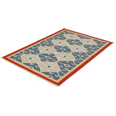 Straitson Wool Geometric Indoor Rug